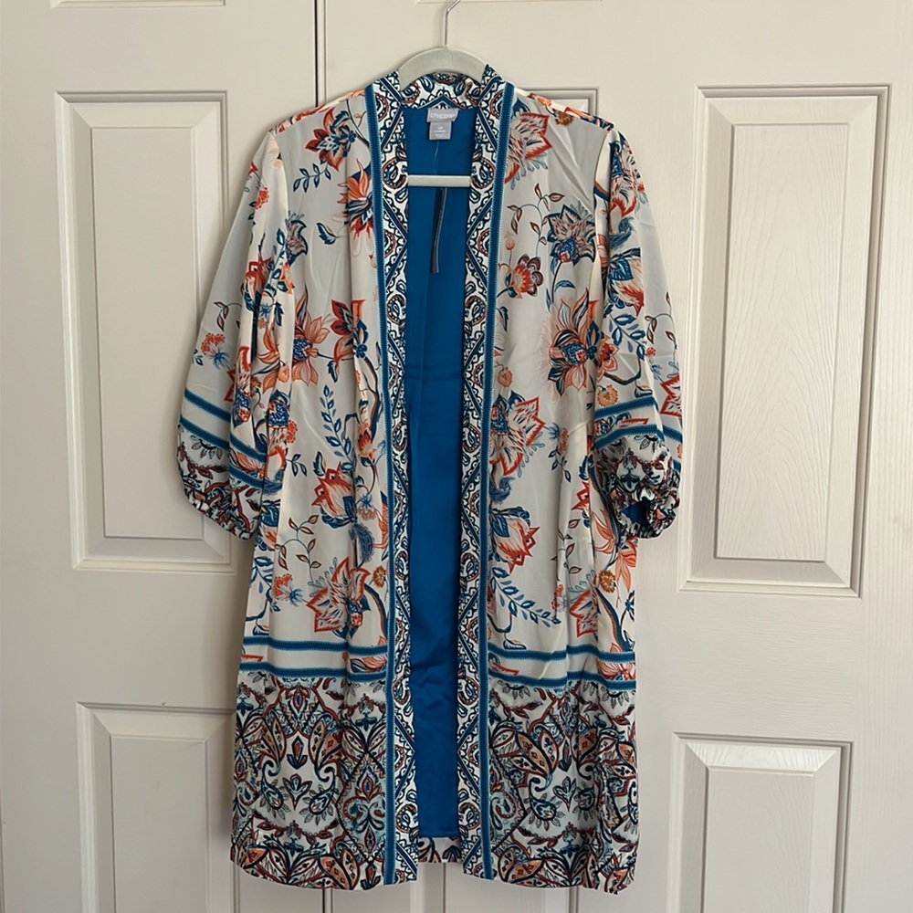 Chico’s Kimono Jacket. Size 1. NWT.